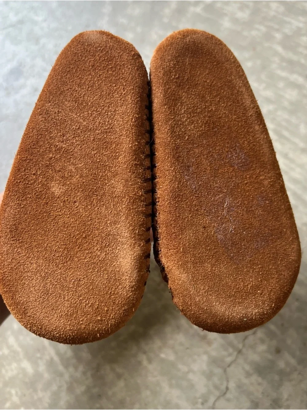 Minnetonka Kids Brown Suede Fringe Moccasins